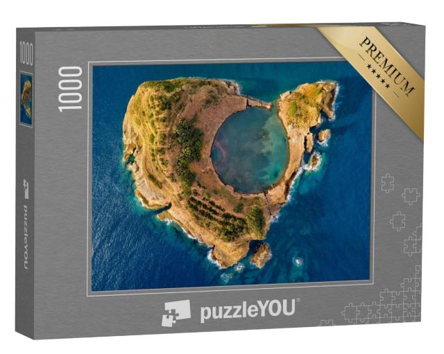 Puzzel 1000 stukjes „Oude onderwatervulkaan, Azoren, Portugal“