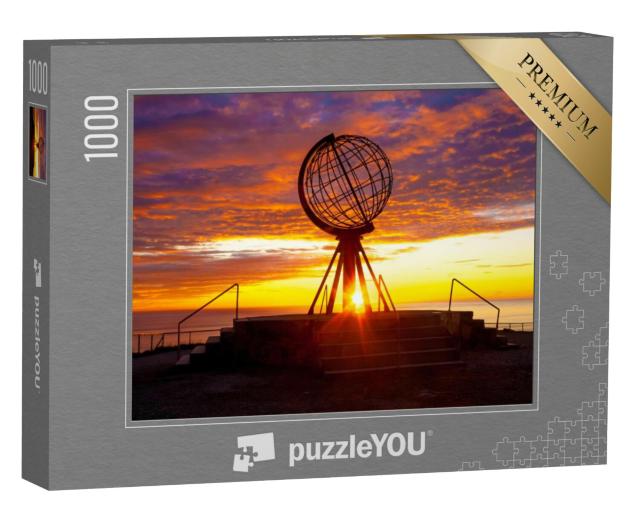 Puzzel 1000 stukjes „Zonsopgang bij de Noordkaap“