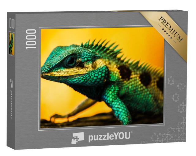 Puzzel 1000 stukjes „Hagedis water draak“