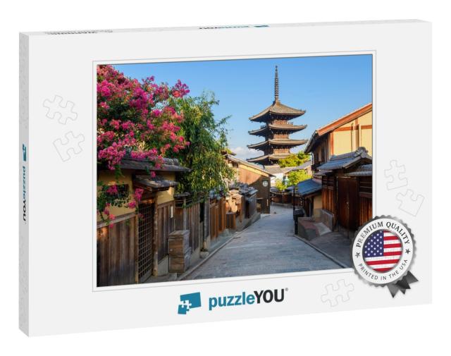 Traditional Street of Higashiyama District in Kyoto Old T... Jigsaw Puzzle