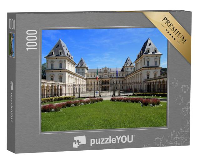 Puzzel 1000 stukjes „Het beroemde kasteel Valentino in de stad Turijn in Italië“