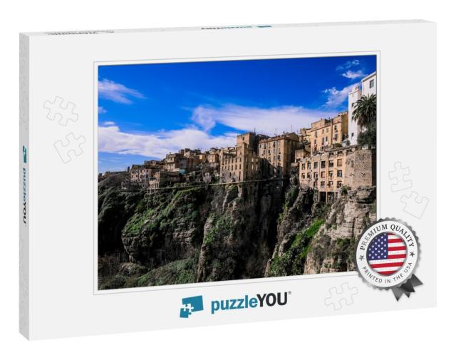 Diamond-Shaped City & Natural Fortress, Constantine, Alge... Jigsaw Puzzle