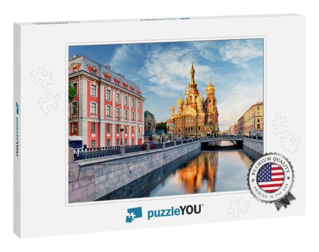 Church of the Savior on Spilled Blood, St. Petersburg, Ru... Jigsaw Puzzle