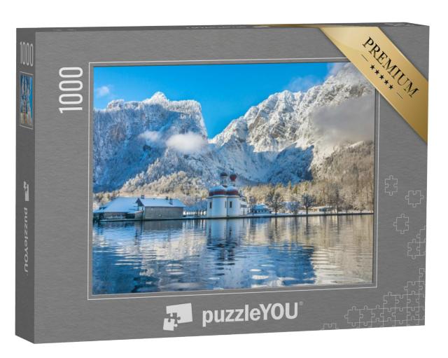 Puzzel 1000 stukjes „Kerk van St Bartholomeus in Berchtesgadener Land, Beieren, Duitsland“