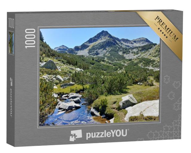 Puzzel 1000 stukjes „Verbazingwekkend landschap met Malyovitsa en Valyavishki Chukar, Bulgarije“