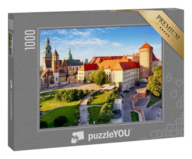 Puzzle 1000 Teile „Schloss Wawel bei Tag, Krakau“