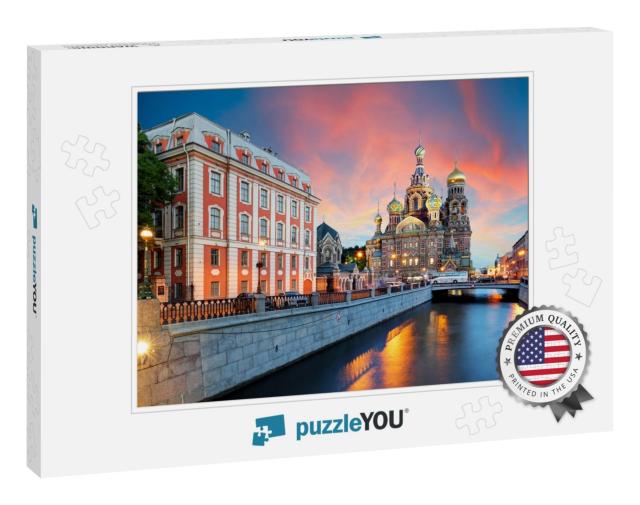 St. Petersburg - Church of the Savior on Spilled Blood, R... Jigsaw Puzzle