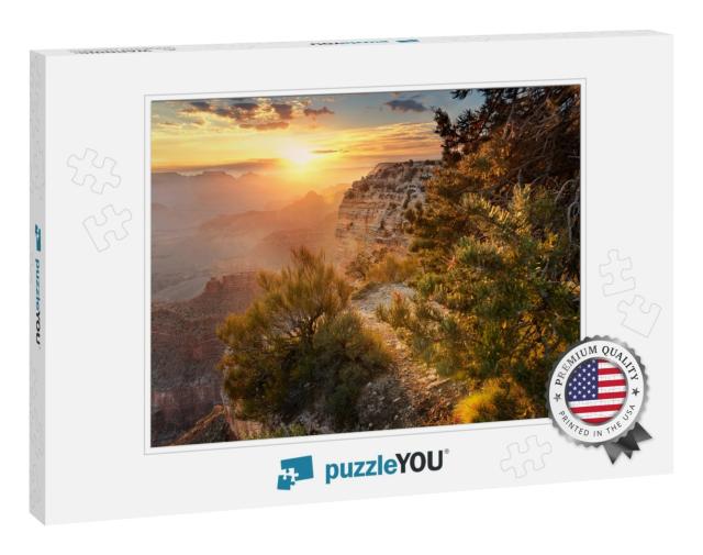 Hopi Point by Sunrise, Grand Canyon National Park, West A... Jigsaw Puzzle