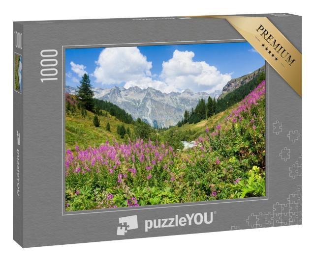 Puzzle 1000 Teile „Wunderschönes Oberengadin in den Schweizer Alpen“