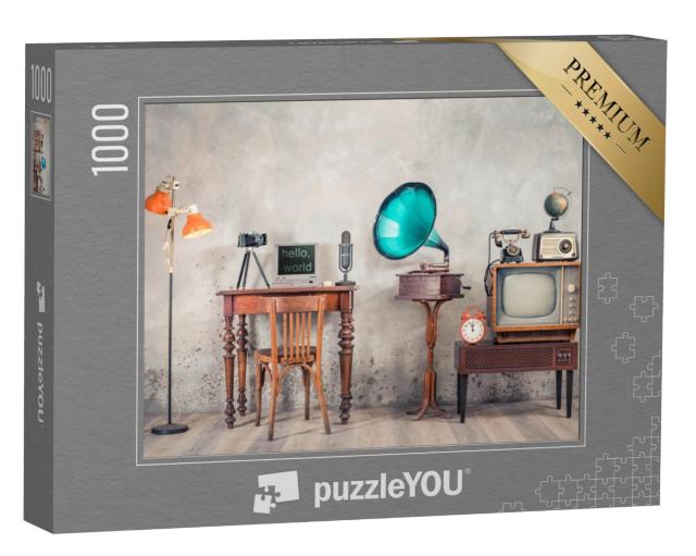 Puzzel 1000 stukjes „Technologie, muziek en media“