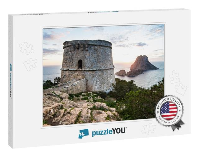 Sunset Over Es Vedra... Island, Ibiza Spain... Jigsaw Puzzle