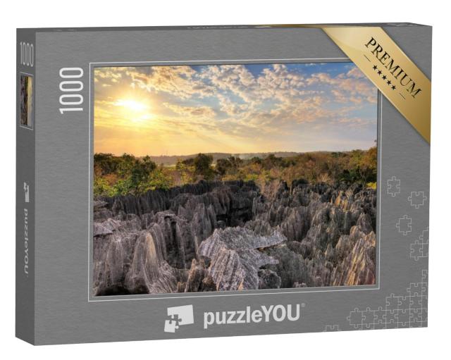 Puzzel 1000 stukjes „Prachtig uitzicht over het Tsingy de Bemaraha National Park, Madagaskar“