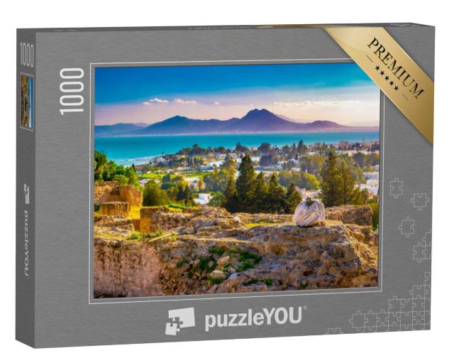 Puzzel 1000 stukjes „Oude overblijfselen van Carthago, Tunis, Tunesië“