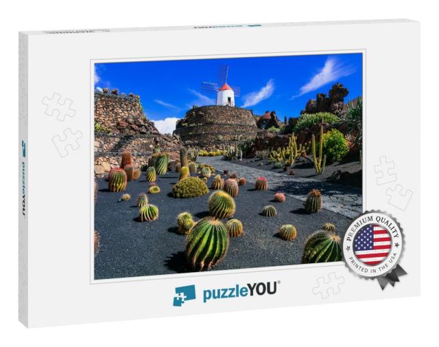 Lanzarote Island - Botanical Cactus Garden, Popular Attra... Jigsaw Puzzle