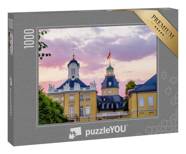 Puzzle 1000 Teile „Schloss in Karlsruhe, Deutschland“