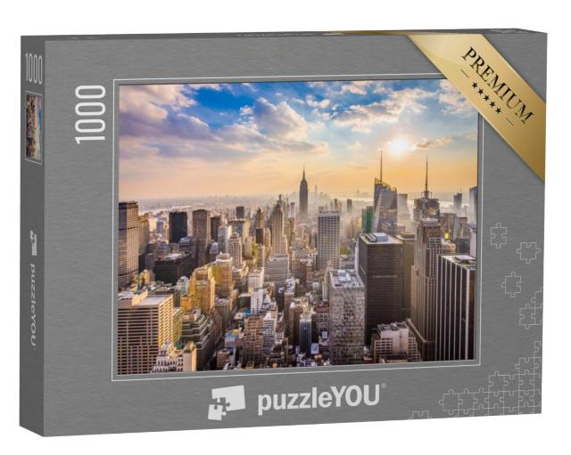 Puzzel 1000 stukjes „Skyline van New York“