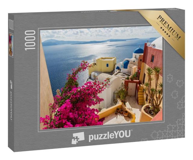 Puzzle 1000 Teile „Santorini, Griechenland“