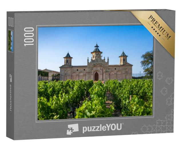 Puzzel 1000 stukjes „Het beroemde Chateau Cos D'Estournel, Bordeaux, Frankrijk“