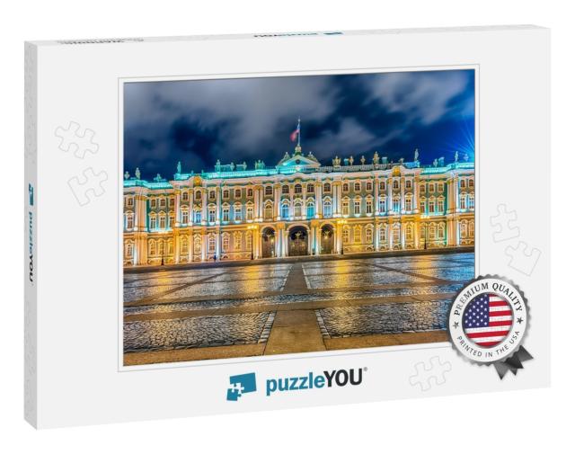 Facade of the Winter Palace, House of the Hermitage Museu... Jigsaw Puzzle