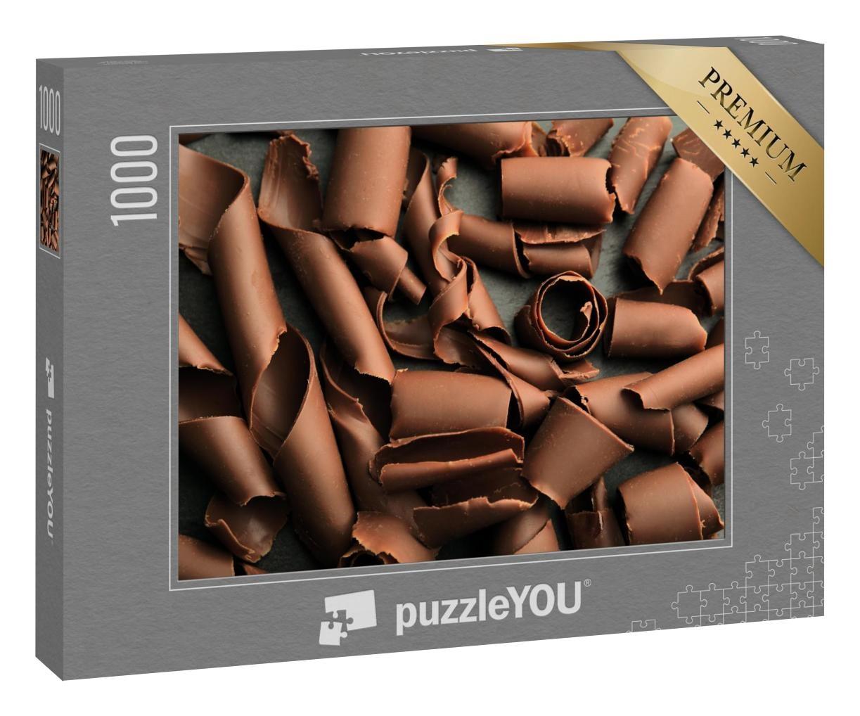 Puzzle 1000 Teile „Zarte Schokoladenlocken“