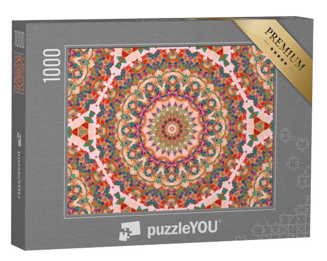 Puzzel 1000 stukjes „Vintage mandala, met de hand getekend“