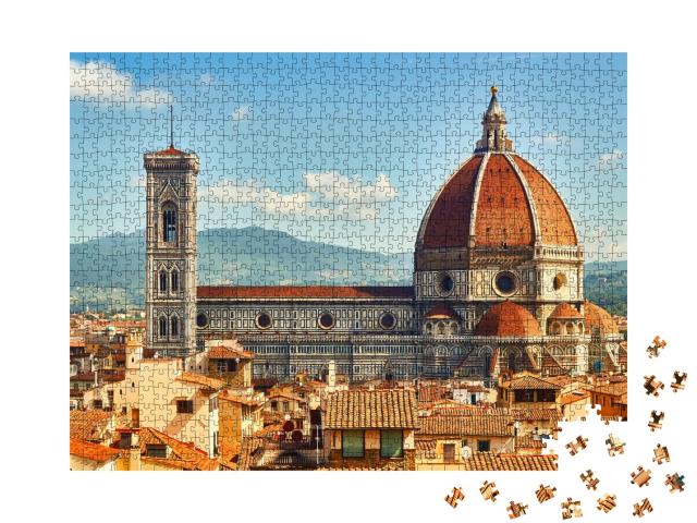 Puzzle 1000 Teile „Duomo Santa Maria Del Fiore in Florenz, Italien“