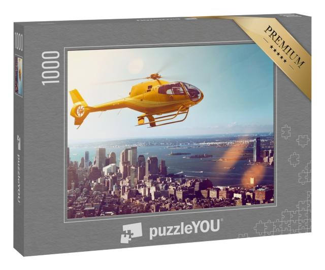 Puzzle 1000 Teile „Hubschrauberflug“