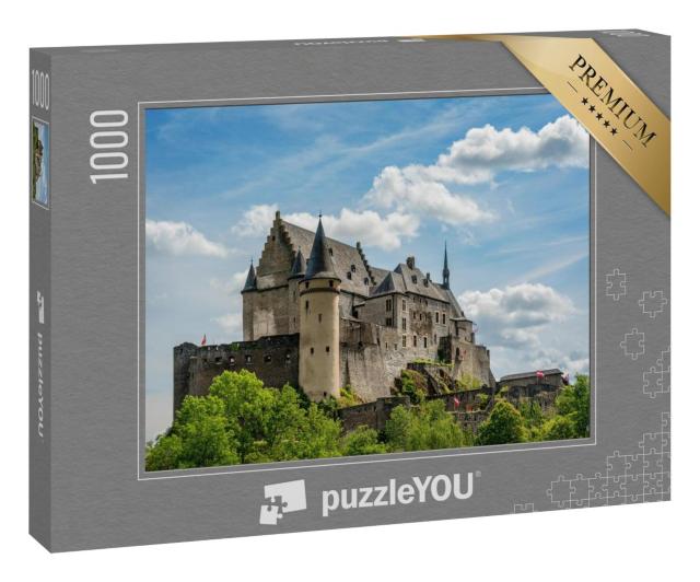 Puzzle 1000 Teile „Burg von Vianden in Luxemburg, Wahrzeichen der Region“