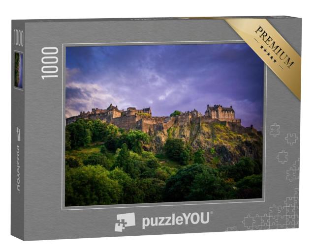 Puzzel 1000 stukjes „Kasteel van Edinburgh, Schotland“