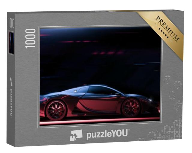 Puzzel 1000 stukjes „Futuristische sportwagen“