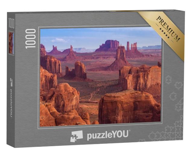 Puzzel 1000 stukjes „Uitzicht vanaf Hunts Mesa, Monument Valley, Arizona“