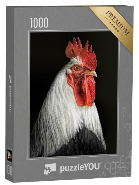 Puzzel 1000 stukjes „Portret van een haan“