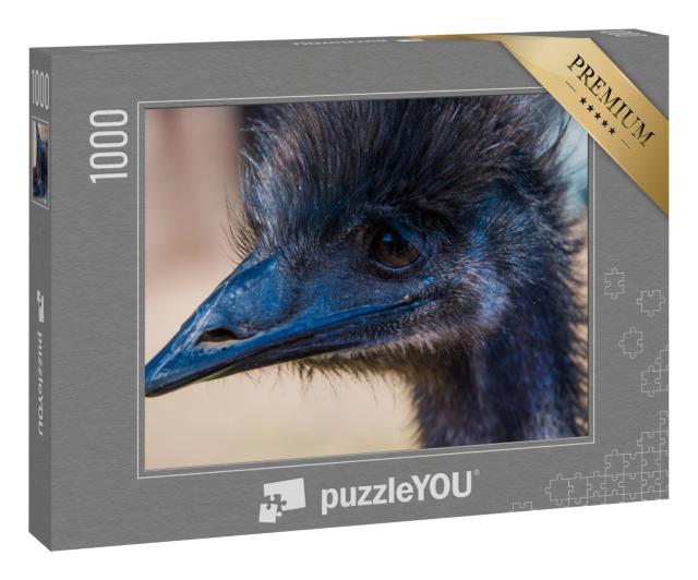 Puzzle 1000 Teile „Emu im Profil“