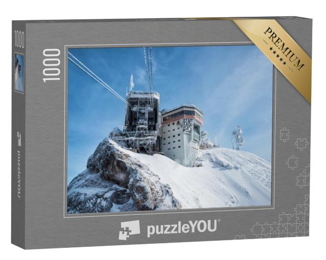 Puzzel 1000 stukjes „Prachtige winterdag op de Zugspitze“