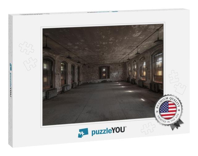 Ellis Island Abandoned Hospital Interior... Jigsaw Puzzle