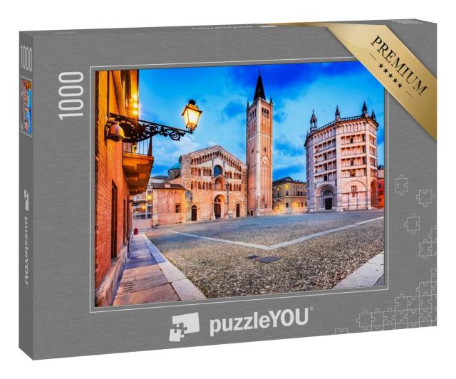 Puzzle 1000 Teile „Piazza del Duomo mit der Kathedrale, Parma, Italien“