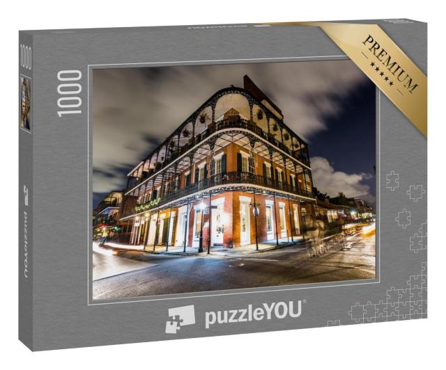 Puzzle 1000 Teile „French Quarters in der Innenstadt von New Orleans“