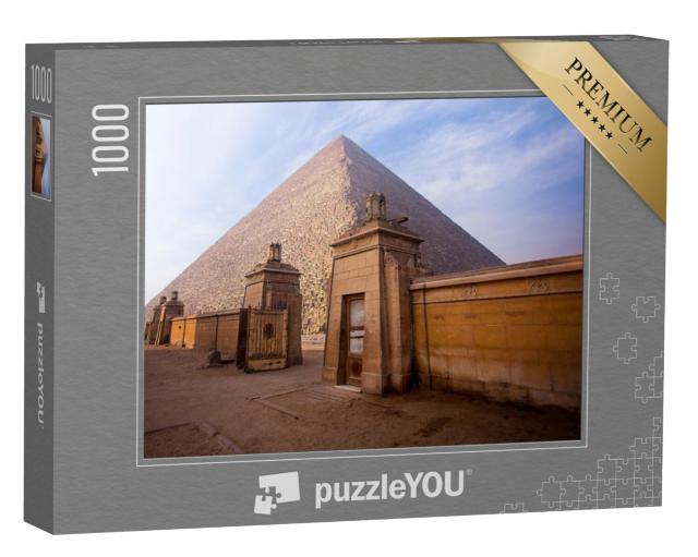 Puzzel 1000 stukjes „De piramides van Gizeh in Egypte“