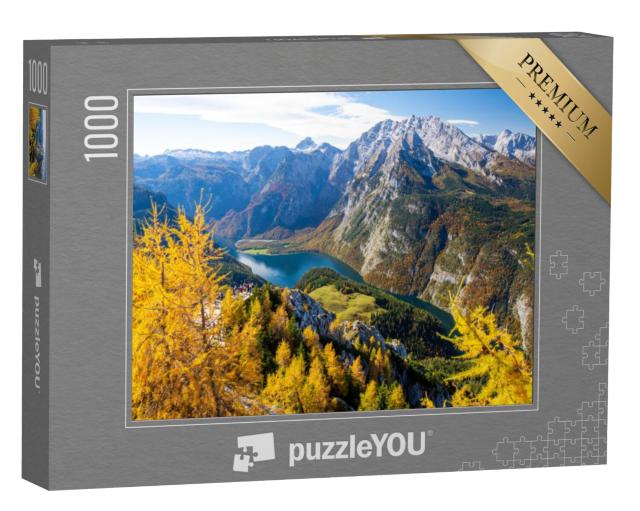 Puzzel 1000 stukjes „Watzmann aan de Königssee in het Nationaal Park Berchtesgaden, Beierse Alpen“