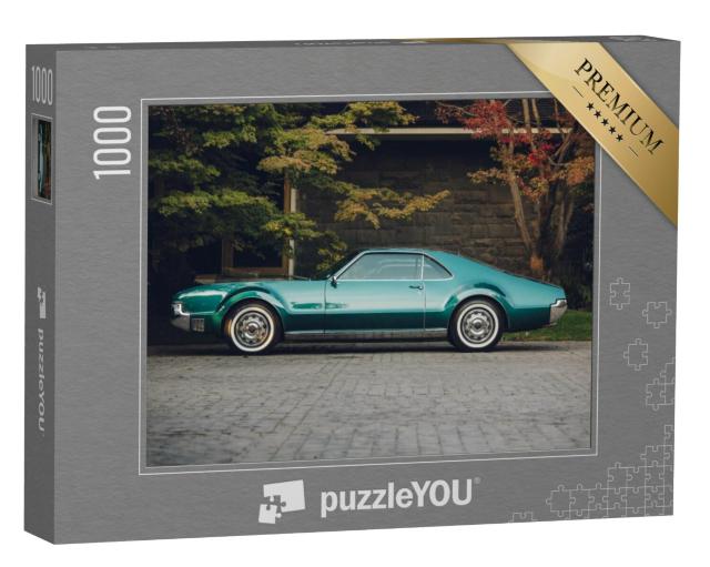 Puzzel 1000 stukjes „Klassieke Amerikaanse auto“