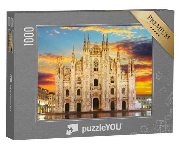 Puzzel 1000 stukjes „Duomo van Milaan“