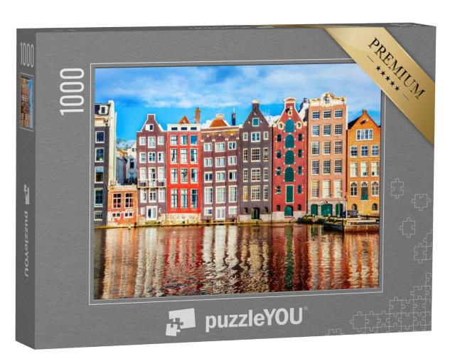 Puzzel 1000 stukjes „Danshuizen in Amsterdam“