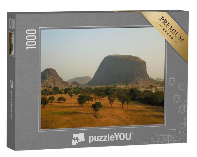 Puzzel 1000 stukjes „Mighty Zuma Rock, Niger State, Nigeria“