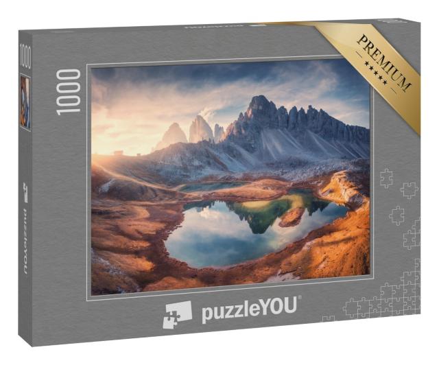 Puzzle 1000 Teile „Wilde Dolomiten, Italien“