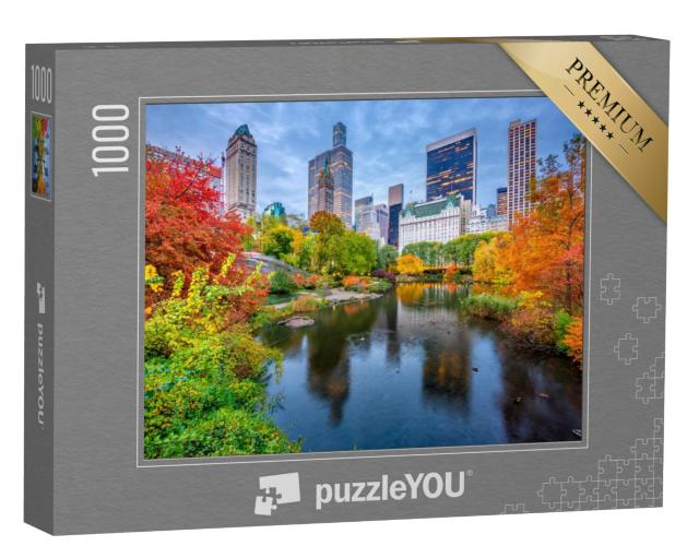 Puzzel 1000 stukjes „Central Park in de herfst, New York City“