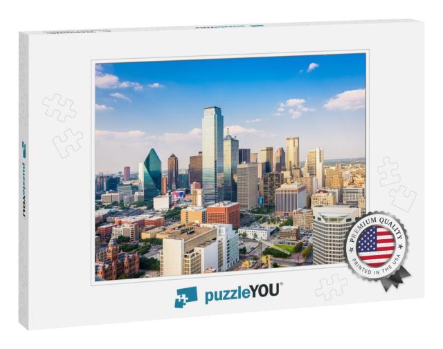 Dallas, Texas, USA Downtown City Skyline in the Afternoon... Jigsaw Puzzle