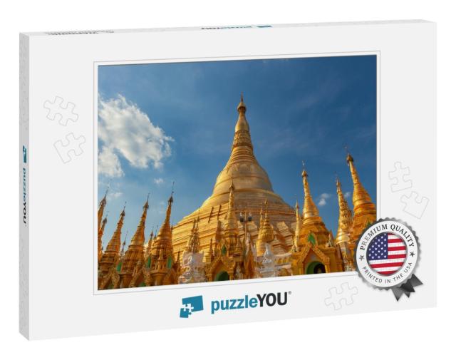 Shwedagon Pagoda in Yangon, Burma Myanmar... Jigsaw Puzzle