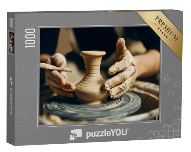 Puzzel 1000 stukjes „De delicate kunst van aardewerk“