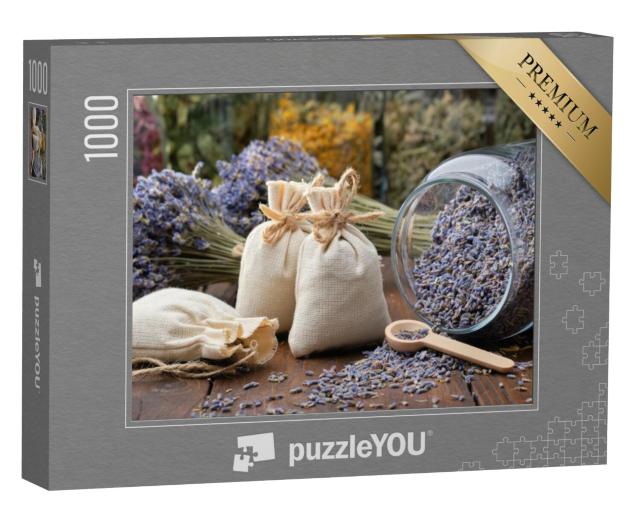 Puzzel 1000 stukjes „Gedroogde lavendel“