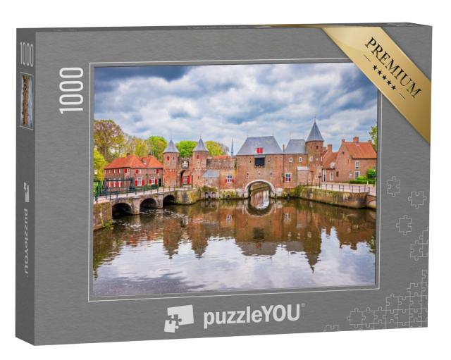 Puzzel 1000 stukjes „De middeleeuwse Koppelpoort in Amersfoort, Nederland“